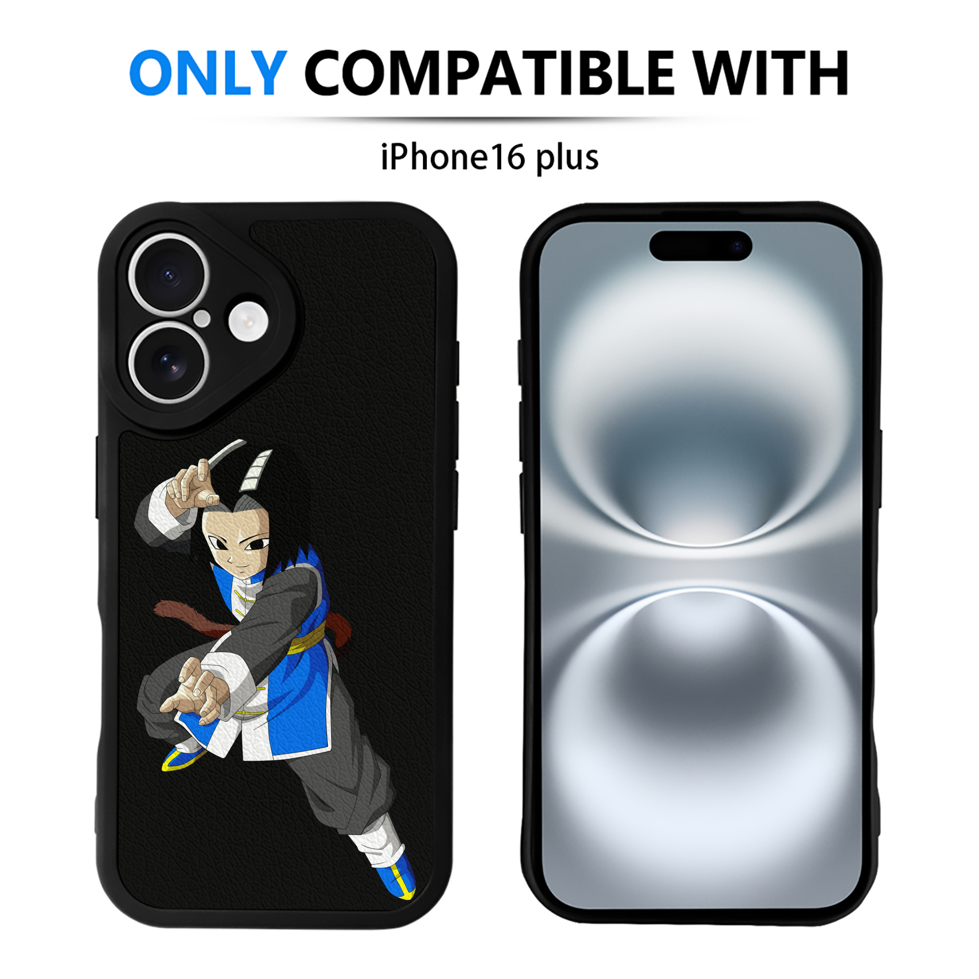 （画像用） ドラゴンボール DRAGON BALL 【iPhone 16シリーズ対応】シリコンスマホケース（レザー調） 材質：シリコン